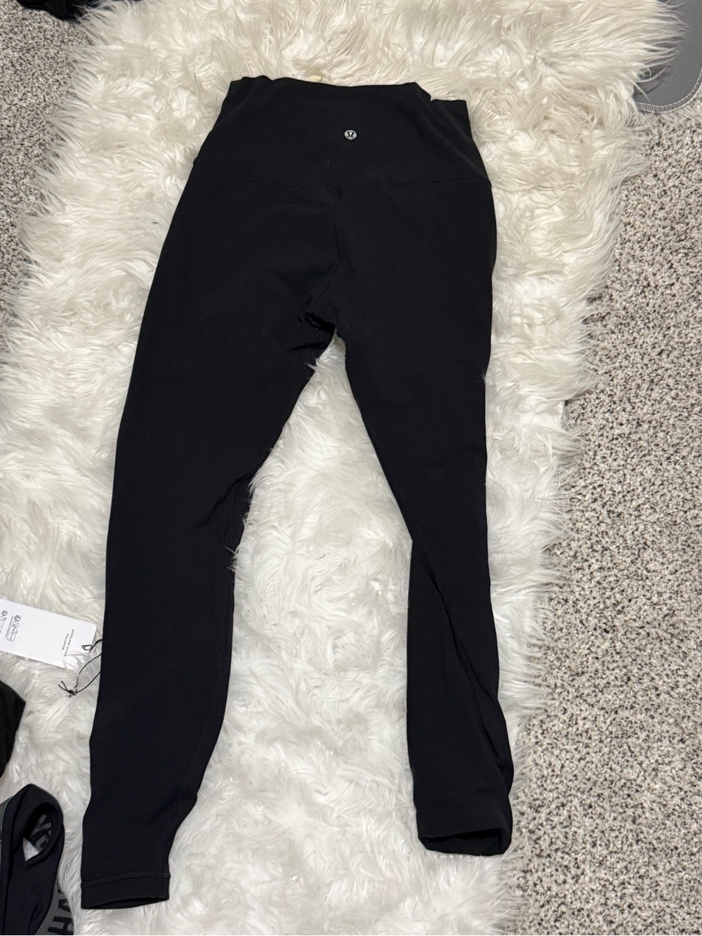 lululemon athletica Black High-Rise Leggings 8 full length